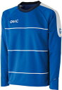 GA0615-BLUWH-130 GAVIC サッカー・フットサル用 ジュニア AKウォーミングトップ(BLU/WHT・130) ガビック