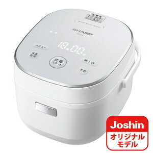 炊飯器　一人暮らし　3合 KS-LC5-W シャープ ジャー炊飯器 （3合炊き）　ホワイト SHARP　KS-CF05CのJoshinオリジナルモデル [KSLC5W]