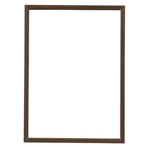 やのまん A4クリアファイル専用フレーム（ブラウン）【10063-6506】