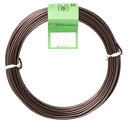 カラ-1.2mm300g(120) ハナカツ 盆栽用アルミ線 茶 φ120巻 ワイヤー径1.2mm 300g 花勝 石 剣山