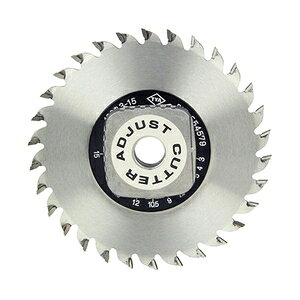 SK11 可変溝切りチップソー 120×30P ADJUSTCUTTER120*30P 藤原産業