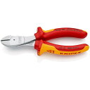 74 06 160 クニペックス 絶縁強力斜ニッパー 160mm KNIPEX