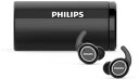 フィリップス　イヤホン TAST702BK フィリップス 完全ワイヤレス Bluetoothイヤホン（ブラック） Philips 完全ワイヤレスイヤホン（UV殺菌機能）