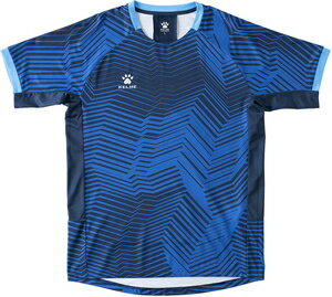 TTS-KC20S301-469-2XL KELME（ケレメ） サッカー・フットサル用　ゲームシャツ　半袖（ネイビー・サイズ：2XL） ユニセックス