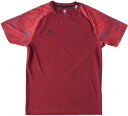 TTS-KC20S303-609-2XL KELME（ケレメ） サッカー・フットサル用　ゲームシャツ　半袖（ワインレッド・サイズ：2XL） ユニセックス