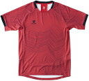 TTS-K20S301J-600-140 KELME(ケレメ) サッカー・フットサル用 ゲームシャツ 半袖(レッド・サイズ:140) ジュニア(4)