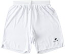 TTS-K20S304J-100-150 KELME(ケレメ) サッカー・フットサル用 ゲームパンツ(ホワイト・サイズ:150) ジュニア