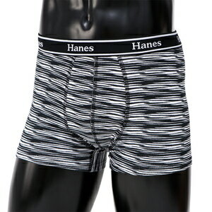 HA-HM6EQ201-011-LL ヘインズ ボクサーブリーフ（ホワイト×ブラック・サイズ：LL） Hanes 20FW グローバルバリューライン メンズ 1