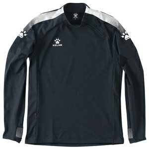 TTS-KC20S306-000-XL KELME（ケレメ） サッカー・フットサル用　トレーニングジャケット（ブラック・サイズ：XL） ユニセックス