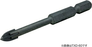 【返品種別A】□「返品種別」について詳しくはこちら□2020年02月 発売◆磁器タイル、押出成形セメント板、PC板、ガラスなどへの穴あけ◆インパクトドライバー対応■　仕　様　■六角シャンクS幅：6.35mm刃先径：4.3mm全長：70mm有効長：9mm質量：11.5g[TXD43]ジェフコムアウトドア＞DIY・工具＞切削工具＞穴あけ工具