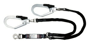 ジェフコム フルハーネス用タイプ1ランヤード　ダブル DB-HL-160PGW