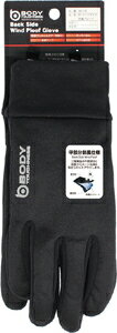 ボディタフネス BTバックサイド防風グローブ M (ブラック) JW-142M BODY TOUGHNESS　おたふく手袋
