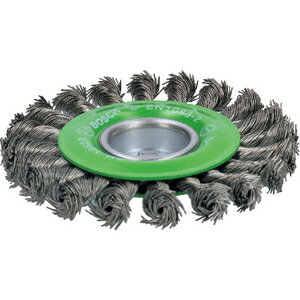 ボッシュ ベベルワイヤーブラシ 115mmφ ステン0.5mmツイスト 2 608 620 733 BOSCH X-LOCK heavy for Metal グラインダー　研磨機　研削　ディスク　エックスロック