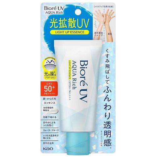 ビオレUV 日焼け止め ビオレ UV アクアリッチ ライトアップエッセンス　70g 花王 ビオレUVARライトアツプ