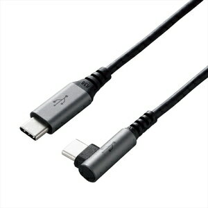 쥳 USB Type C ֥ USB-C to USB-C 1.5m L /ǡž PD 60W 3A USB2.0 RoHSʥ֥å U2C-CCL15NBK