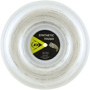 DUN-DST22001-250-125 ダンロップ 硬式テニス用ストリング SYNTHETIC TOUGH 240m（ホワイト・1.25mm） DUNLOP シンセティック・タフ