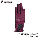 HAC-BH8028-66-SS ハタチ ウルトラストレッチグローブ(ワイン・サイズ:SS) HATACHI グラウンドゴルフ用品