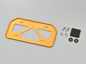 デイトナ 軽量ナンバープレートホルダー ゴールドM 17660 DAYTONA