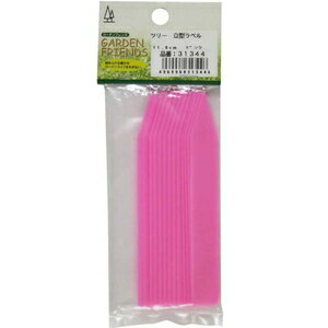 31344 GARDEN FRIENDS 立型ラベル 13枚入り(ピンク・11.0cm)