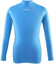 FINTA(フィンタ) サッカー・フットサル用 インナーシャツ(サックス・サイズ:140cm) FNT-FTW7028-022-140 ジュニア用 長袖 ハイネック