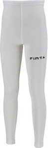 FNT-FTW7030-001-130 FINTA(フィンタ) サッカー・フットサル用 インナータイツ(ホワイト・サイズ:130cm) ジュニア用