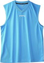 FINTA(フィンタ) サッカー・フットサル用 インナーシャツ(サックス・サイズ:160cm) FNT-FTW7034-022-160 ジュニア用 メッシュ ノースリーブ