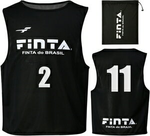 FNT-FT6513-0500-F FINTA(フィンタ) サッカー・フットサル用 ビブス 10枚入り(ブラック・サイズ:フリー) ユニセックス FNT-FT6513-0500-F FINTA(フィンタ) サッカー・フットサル用 ビブス 10枚入り(ブラック・サイズ:フリー) ユニセックス