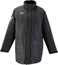 FNT-FT5134-0500-S-M FINTA(フィンタ) サッカー・フットサル用 ハーフコート(ブラック・サイズ:S-M) ユニセックス 中綿ハーフコート