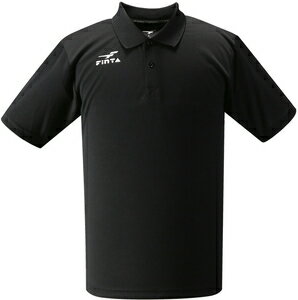 Shirts - FINTA（フィンタ） サッカー・フットサル用　トレーニングシャツ　半袖（ブラック・サイズ：XO） FNT-FT5139-0500-XO ユニセックス　ドライポロシャツ