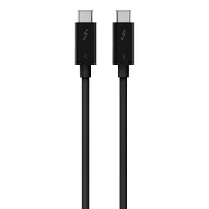 BELKIN Thunderbolt 3 ケーブル（USB-C - USB-C）100W 0.8m Thunderbolt 3 ケーブル（USB-C to USB-C）（100W） F2CD084BT0.8MBK