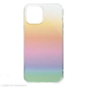 アピロス iPhone 12 /12 Pro用 TPUケース EYLE Carat（オーロラ） PEI21-CR01-AR