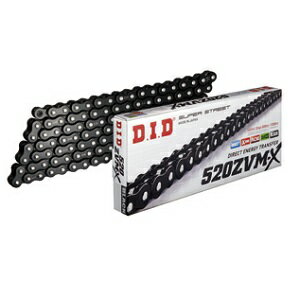 DID バイク用チェーン カシメタイプ （カラー：ブラック / リンク数：110） 520ZVMX110ZBBKBK 520ZVM-X