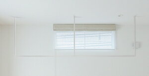 KAC289E-WH 森田アルミ 天井付け物干し kacu E字Lサイズ (ホワイト) [KAC289EWHモリタ]