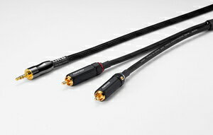 オーブ ラインケーブル(1.0m・1本)【3.5mmステレオミニ⇔RCA×2】 CF-MINI-RCA-N2G1.0M ORB Clear force mini to RCA Nova 2nd generation