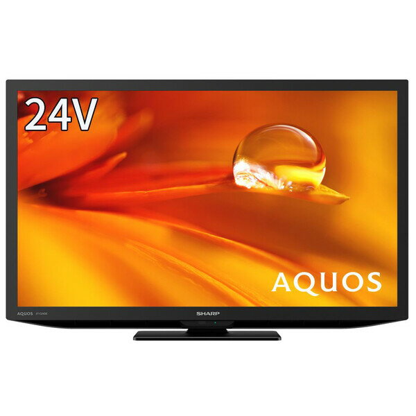テレビ　24型 2T-C24DE-B シャープ 24型地上・BS・110度CSデジタル ハイビジョンLED液晶テレビ （ブラック） (別売USB HDD録画対応) AQUOS