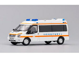 ゲインコーププロダクツ 1/64 フォードトランジット (VM) 140 T330 VAN チャイナ 救急車 (AMBULANCE)【KS001-3】 ミニカー