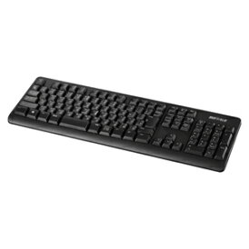 バッファロー USB接続 2.4GHz ワイヤレスキーボード BSKBW120BK