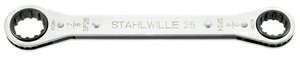 Stahlwille - STAHLWILLE 板ラチェットメガネ スプライン 12×14mm (41571214) 25ASP-12X14 スタビレー
