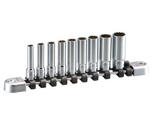 电钻插口 - ネプロス 6.3sq ディープソケットセット 9点 NTB2L09BWA KTC 京都機械工具