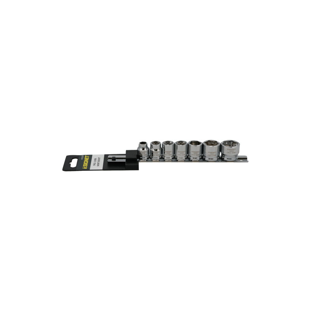 SIGNET 3/8DR 7PCS ショートソケットセット (6角) 12135 シグネット