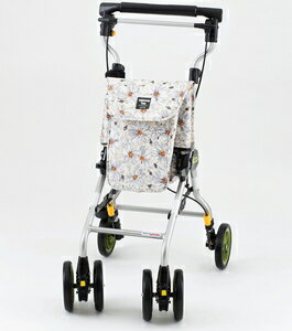 ウィズワン シルバーカート（シャンパンフラワー） ライトSPTNWヌ-ボ-FL ライトステップタイニーWヌーボーFL シルバーカート 高齢者 歩行補助 買い物 外出用 アクティブ [ライトSPTNWヌボFL]