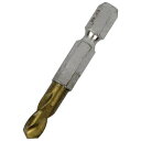 メチャミジTIN6.0 SK11 六角軸Tin鉄ドリル 極短 差込角6.35mm(6.0mm) 藤原産業