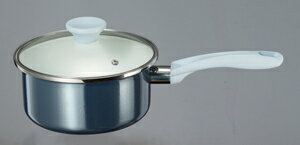 ONB-18K(タカギ) 高木金属工業 【IH対応】ホーロー片手鍋　18cm　オニキスブルー [ONB18Kタカギ]