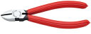 クニペックス 斜ニッパー 140mm (台紙付き) 70 01 140 KNIPEX