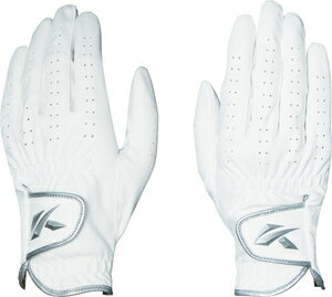 キャスコ レディース ゴルフグローブ タフフィット＋ 両手用（ホワイト・サイズ：18cm） SF-2116LW-WH-18 Kasco TOUGH FIT+