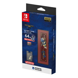 【Switch】モンスターハンターライズ microSDカード64GB + カードケース6 for Nintendo Switch ホリ [AD19-001 マイクロSD64GB NSW]
