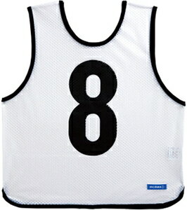 モルテン ゲームベストジュニア（白・番号：21） MT-GB0012W-21 Molten ゲームビブス 単品