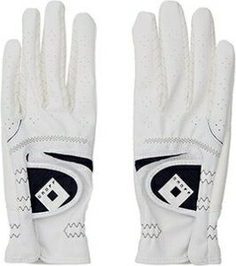 OG7321-04NV18 オノフ レディース ゴルフグローブ 両手用 ホワイト/ネイビー・18cm ONOFF Glove OG7321