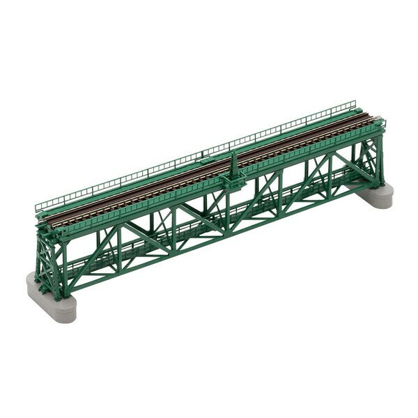 ［鉄道模型］トミックス (Nゲージ) 3267 上路式単線トラス鉄橋S280（F）（深緑）（PC橋脚・2本付）