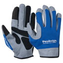 PGV-033_S(BL-WH) パズデザイン オフショアグローブレザー Sサイズ(ブルーホワイト) Pazdesign OFFSHORE GLOVE LEATHER